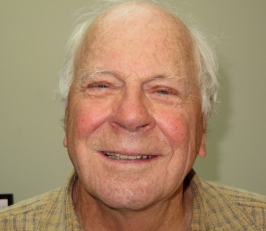 Smiling dental patient